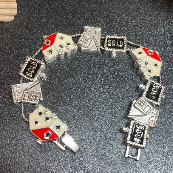 Jewelry Vintage Realtor Charm Bracelet Poshmark